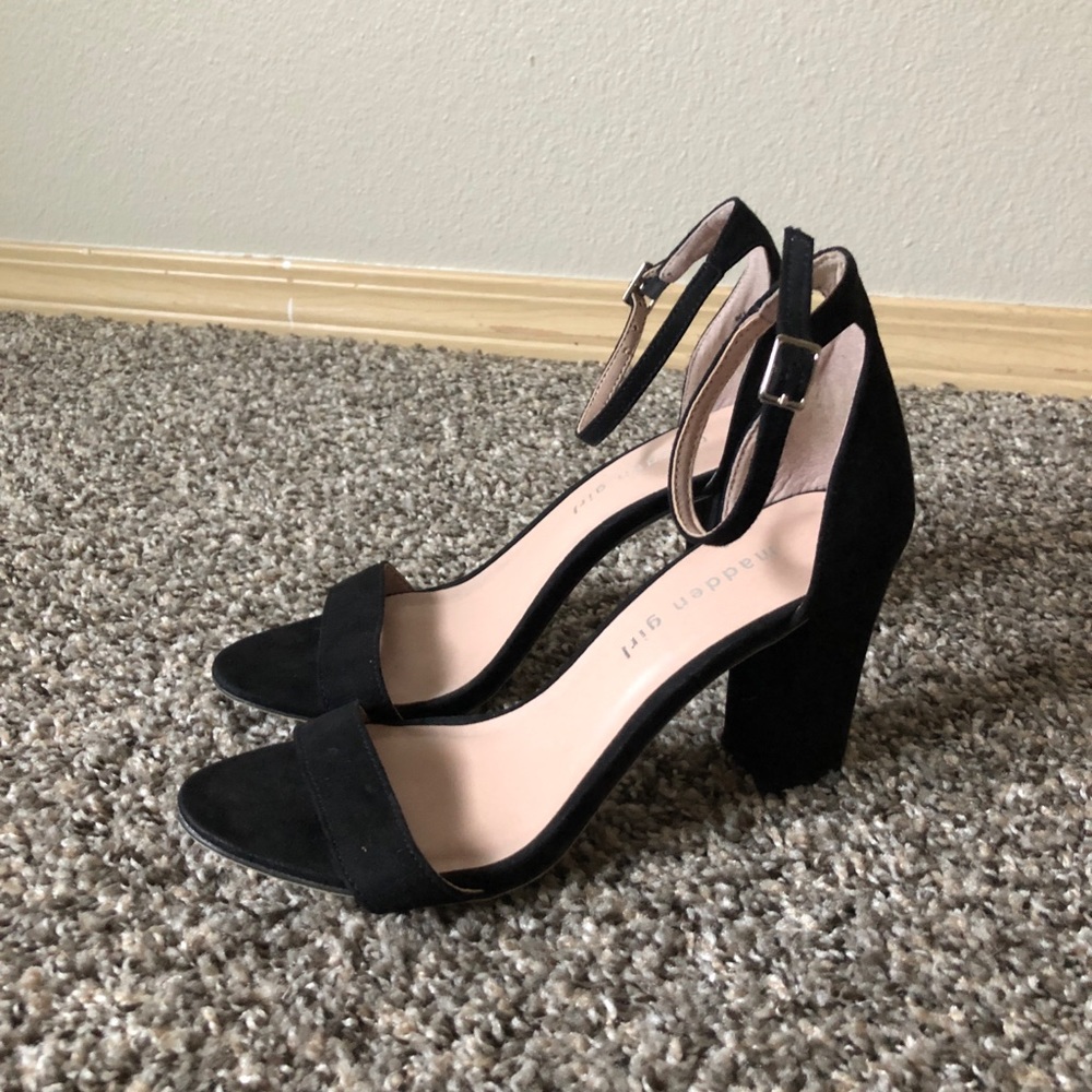 Black Madden Girl Heels